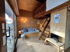 Studio cosy aux Gets, proche télécabines, balcon exposé Sud-Ouest, idéal pour 4 personnes - FR-1-671-63 Les Gets